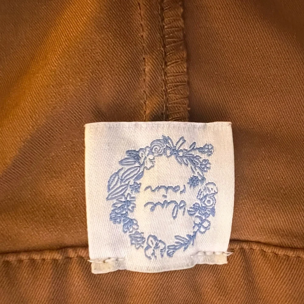 Blue Rain High Waist Tan Shorts - Picture 3 of 3